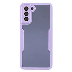 Coque en TPU + acrylique détachable 2-en-1 violet pour votre Samsung Galaxy S21 5G/S30 5G