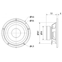 Alpexe VS-W130S/8 - Haut-parleur (4007540090238)