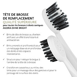 Avis Ailoria SHINE BRIGHT Têtes de brosse au charbon actif - lot de 6