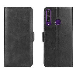 Etui en PU adsorption magnétique élégante noir pour votre Huawei Y6p