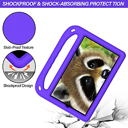 Coque en TPU avec béquille à poignée, violet pour votre Lenovo Tab M8 (1st Gen) TB-8505/Tab M8 (2nd Gen) TB-8705/Tab M8 (3rd Gen) TB-8506