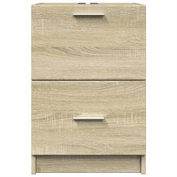 Avis vidaXL Armoire d'évier chêne sonoma 40x37x59 cm bois d'ingénierie