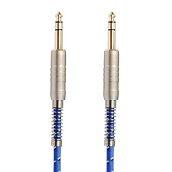 1Pc 6.35mm mâle à mâle stéréo câble audio 180cm