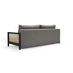 Acheter Inside 75 INNOVATION LIVING Canapé design Art Deco NARVI convertible lit 200*140 cm tissu Mixed Dance grey