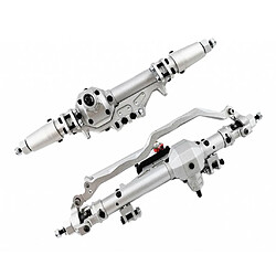 Avis Ensemble d'essieu arrière métallique avant pour SCX-10 Axial 1/10 RC model car silver