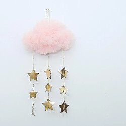 Universal Star Felt Rainbow Pendant pour la décoration de la pièce - Smile Photographie Propspink