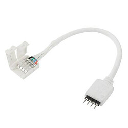 Avis Ledkia Câble Connecteur Mâle à Connecteur Rapide Ruban LED 12/24V DC RGB