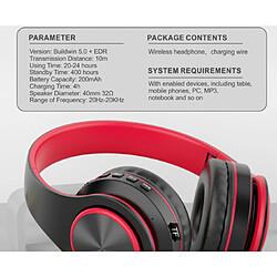 E29 Casque Bluetooth Bluetooth Ecouteurs sans fil Musique Exécution stéréo Bluetooth Écouteur de Bluetooth pour téléphone IPad PC Portable