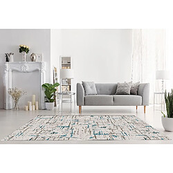 HOMEMANIA Tapis Imprimé Empty 3 - Résumé - Décoration de Maison - antidérapants - Pour Salon, séjour, chambre à coucher - Multicolore en Polyester, Coton, 60 x 100 cm