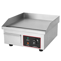 Plancha Électrique Professionnelle 1500W Inox Anti-Corrosion Pour Steaks Tofu Crêpes YONIS