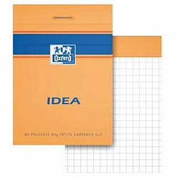 Oxford 100106275 Bloc Agrafé 160 pages A7 74X105 Quadrillé 80 g