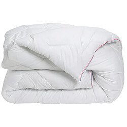 Avis Vente-Unique Couette sensation duvet en percale de coton 91 fils/cm² - 220 x 240 cm - 400 g/m² - Blanc - AUXENCE