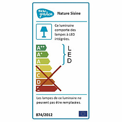 Acheter New Garden Suspension extérieure en rotin avec led Sisine nature.