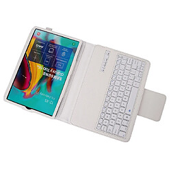 Wewoo SA720 Clavier Bluetooth détachable + Housse de protection en cuir PU texturé litchi avec support pour Galaxy Tab S5e 10.5 T720 / T725 Blanc pas cher