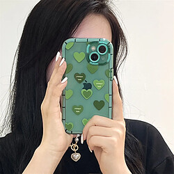 GUPBOO Étui pour iPhone13ProMax Plein écran peinture à l'huile amour étui de téléphone portable de style japonais et coréen pour les femmes