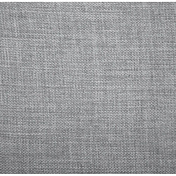 Pouf pliant coloris gris clair - Dim : L. 38 x l. 38 x H. 38 cm -PEGANE-