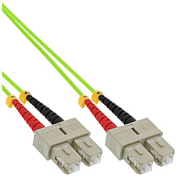 Câble duplex optique en fibre InLine® SC / SC 50 / 125µm OM5 10m