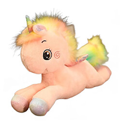 Universal Grosse poupée assise licorne cheval arc-en-ciel peluche coussin coussin petite amie cadeau anniversaire 40 cm