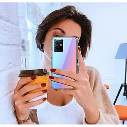 Acheter Htdmobiles Coque pour Vivo Y55 5G / Y75 5G - housse etui silicone gel fine + film ecran - TRANSPARENT TPU