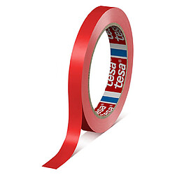 Fp Ruban adhésif tesa 60404 PVC rouge 66m x 12mm (Par 12)