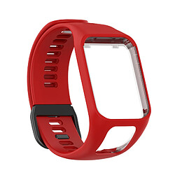 Bracelet de montre Accessoires montre connecté pour Tomtom4 - Rouge