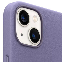 Apple Coque Leather MagSafe pour iPhone 13 - Wisteria