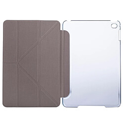 Acheter Wewoo Smart Cover bleu pour iPad mini 4 Transformers Style soie Texture horizontale Flip solide couleur étui en cuir avec support