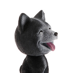 secouant bobble tête chien poupée jouet voiture intérieur ornement décor husky pas cher