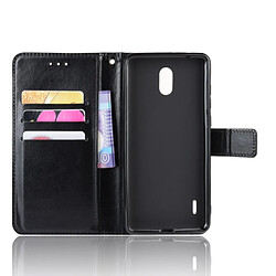 Acheter Wewoo Housse Coque en cuir à rabat horizontal Retro Crazy Horse Texture pour Motorola Moto One Proavec support et fentes carteset cadre photo Noir