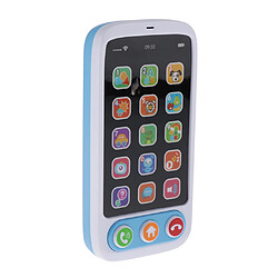 Enfants Bébé Téléphone Jouet Musique Apprentissage Anglais Éducatif Téléphone Portable Mobile Bleu