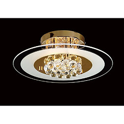 Luminaire Center LUMINAIRE Delmar Plafonnier 4 Ampoules - Doré