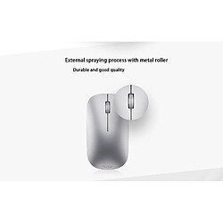 Universal Bluetooth sans fil pour ordinateur portable Touch métal, haute sensibilité et souris silencieuse durable pas cher