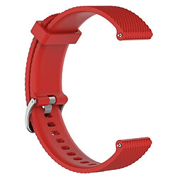 Bracelet en silicone diamant rouge pour votre Huawei Watch GT/Samsung Galaxy Watch 46mm