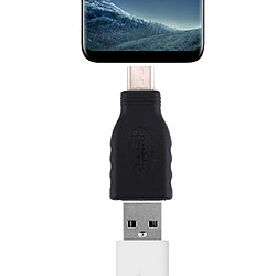 Wewoo Adaptateur pour Samsung Galaxy S8 et S8 + / LG G6 / Huawei P10 P10 Plus / Xiaomi Mi6 Max 2 autres Smartphones USB-C / Type-C Mâle vers USB 3.0 Convertisseur OTG Femelle,