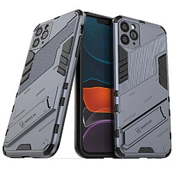 Coque pour iPhone 12 Pro Protection Antichoc avec Support TPU Résistant et Pratique - Gris