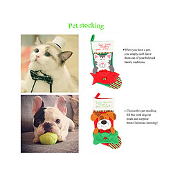 Avis C231 2PCS Christmas Chien Cat Envelope Chaussettes Chaussettes de Noël Décorations à la maison Christmas Cadeau Cadeau Sac Pendentif