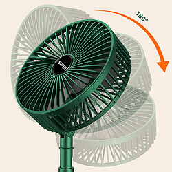 (vert) Ventilateur de Bureau Pliable Ventilateur de Chargement USB Portable pas cher