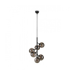 Markslojd Suspension Callisto Métal Noir 6 ampoules 66cm