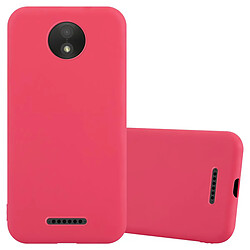 Cadorabo Coque Motorola MOTO C Etui en Rouge