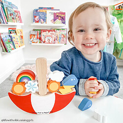 Bigjigs Toys Jeu d'équilibrage météo en bois pas cher