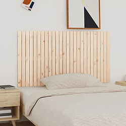 Maison Chic Tête de lit scandinave pour lit adulte,Meuble de chambre murale 166x3x90 cm Bois massif de pin -MN47895