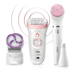 Braun Silk-épil 9 975 Beauty Set Blanc, Rose 40 pince(s)