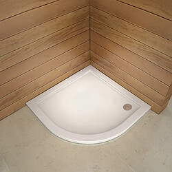 Receveur de douche 90x90x3cm 1/4 de rond pas cher