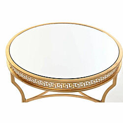 Table d'appoint DKD Home Decor Miroir Doré Métal Oriental (61 x 61 x 46 cm)