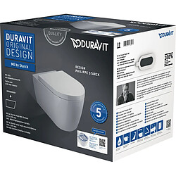 Duravit - Pack WC suspendu Rimless® 570 x 370 mm blanc - 45290900A1