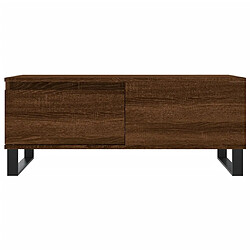 Acheter vidaXL Table basse Chêne marron 90x50x36,5 cm Bois d'ingénierie