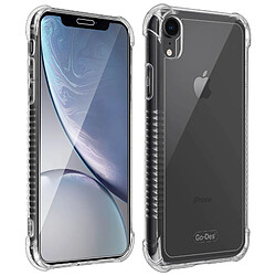 Avizar Coque iPhone XR et Film avant arrière Lentille caméra - Transparent