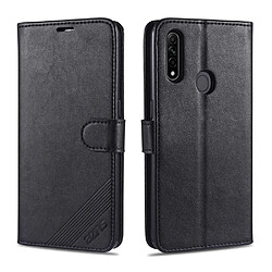 Etui en PU avec support noir pour OPPO A8