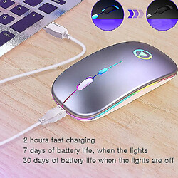 Acheter Universal LED ultra-minces LUMIRES COLORFIRES RECHARGables Mini Mini Wireless Mute USB Optical Optical Ergonomic Gaming