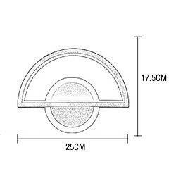 Universal Applique LED 16 W Chevet Chambre Salon Applique Couloir Allée Lumière (lumière chaude)